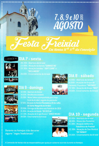 Cartaz Festejos 2015